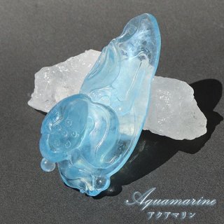 高品質！おまけ付き アクアマリン スフィア 天然石 藍玉 水宝玉 雲母 シラー有 高品質・ブラジル産]天然アクアマリン丸玉/スフィア（直径40.3mm