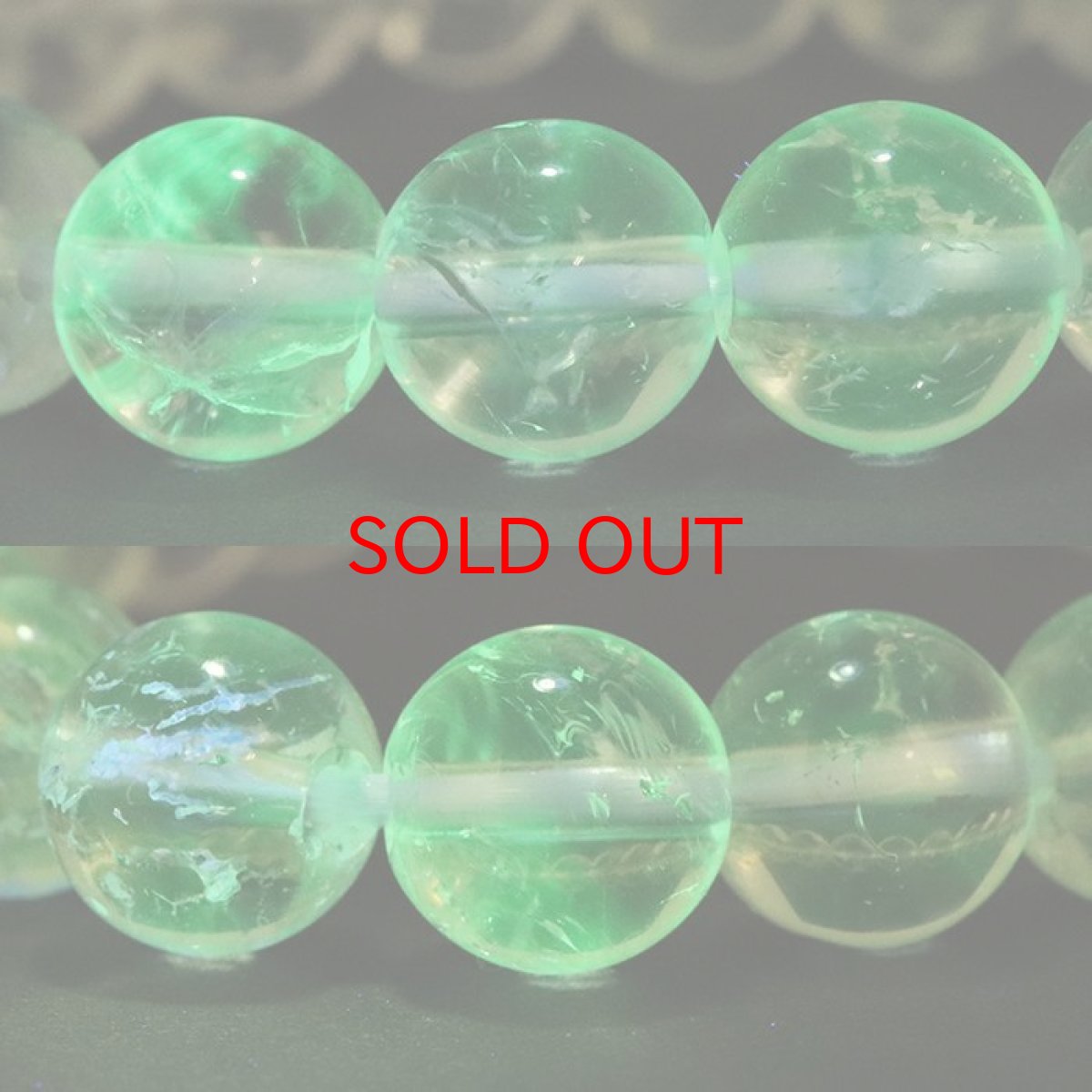 画像2: ハイアライトオパール 丸玉9mm ブレスレット 18.1g メキシコ産 10月誕生石 オパール 天然石 パワーストーン カラーストーン (2)