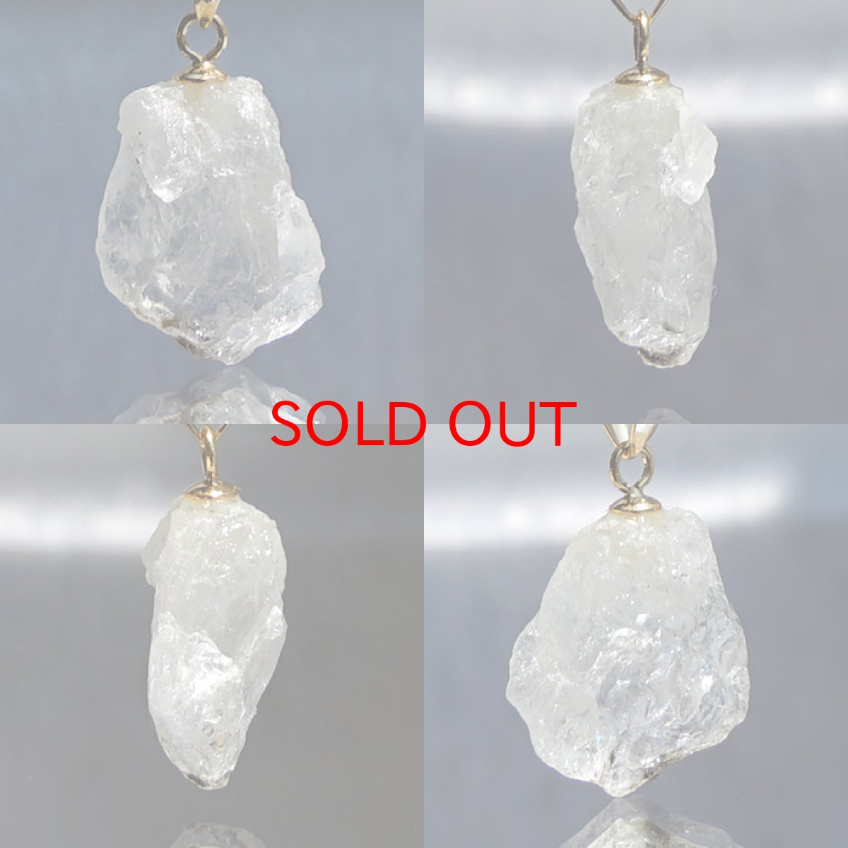 画像2: フェナカイト 3.3ct ペンダントトップ ロシア産 K18 ラフ 原石 【 一点もの 】 Phenakite 日本製 希少石 パワーストーン (2)