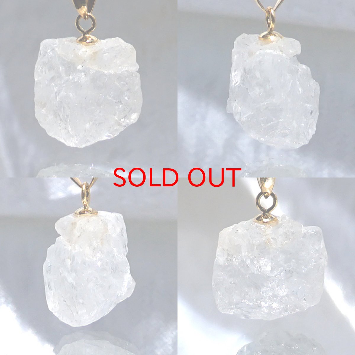 画像2: フェナカイト 4.7ct ペンダントトップ ロシア産 K18 ラフ 原石 【 一点もの 】 Phenakite 日本製 希少石 パワーストーン (2)