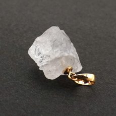 画像3: フェナカイト 4.7ct ペンダントトップ ロシア産 K18 ラフ 原石 【 一点もの 】 Phenakite 日本製 希少石 パワーストーン (3)