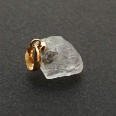 画像3: フェナカイト 3.3ct ペンダントトップ ロシア産 K18 ラフ 原石 【 一点もの 】 Phenakite 日本製 希少石 パワーストーン (3)