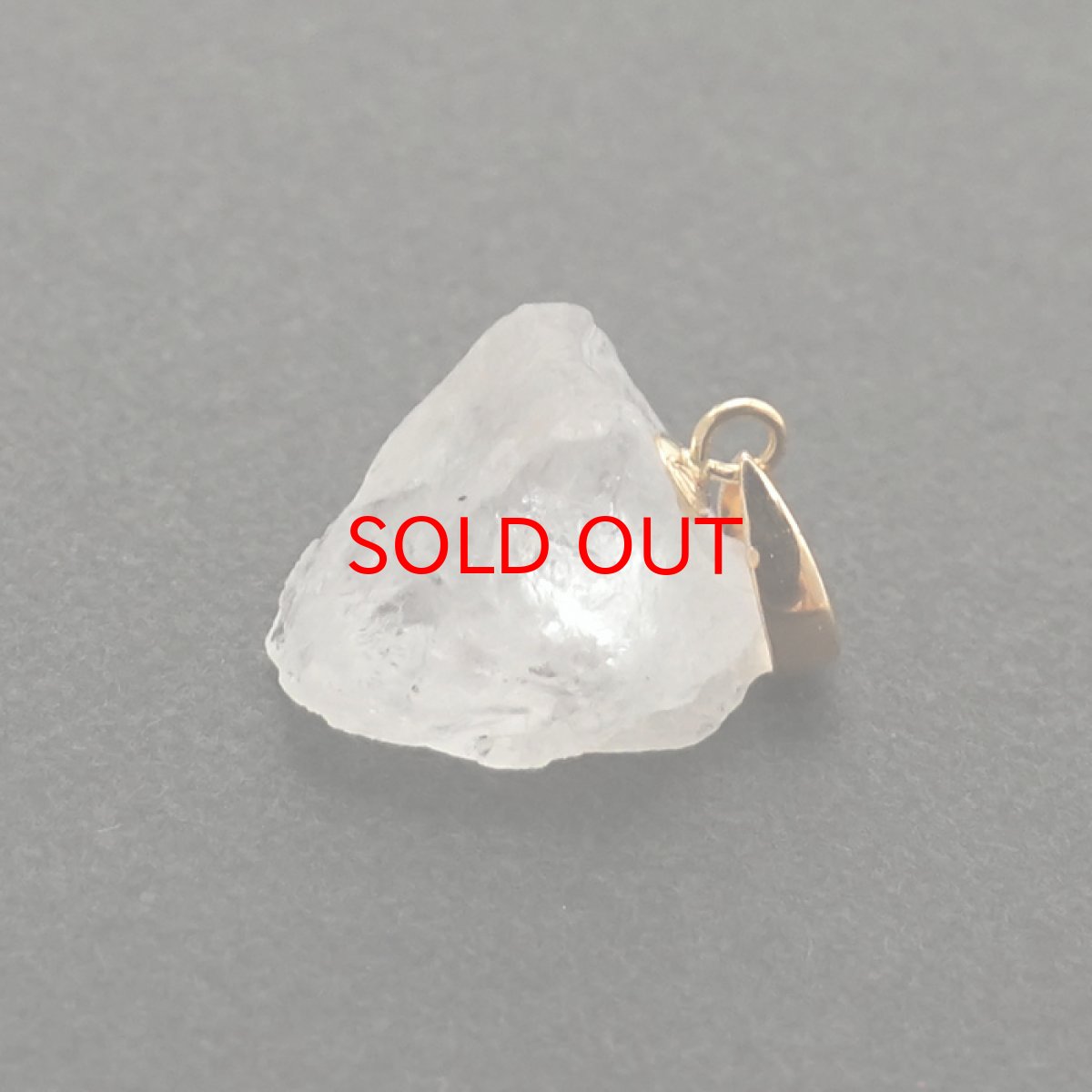 画像3: フェナカイト 4.2ct ペンダントトップ ロシア産 K18 ラフ 原石 【 一点もの 】 Phenakite 日本製 希少石 パワーストーン (3)