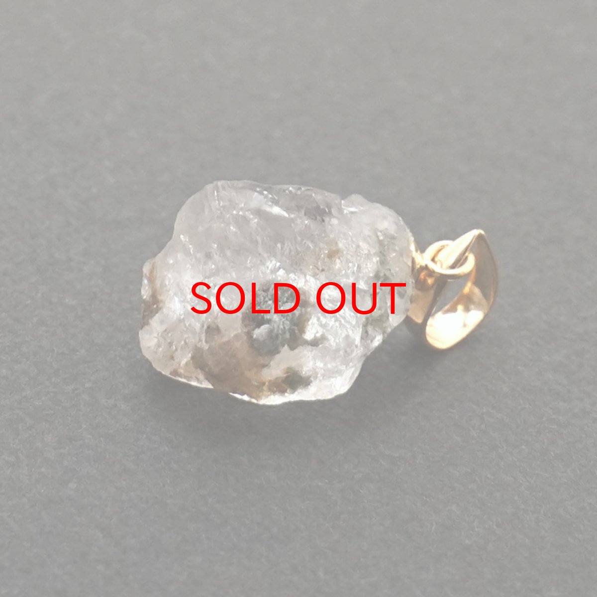 画像3: フェナカイト 4.4ct ペンダントトップ ロシア産 K18 ラフ 原石 【 一点もの 】 Phenakite 日本製 希少石 パワーストーン (3)