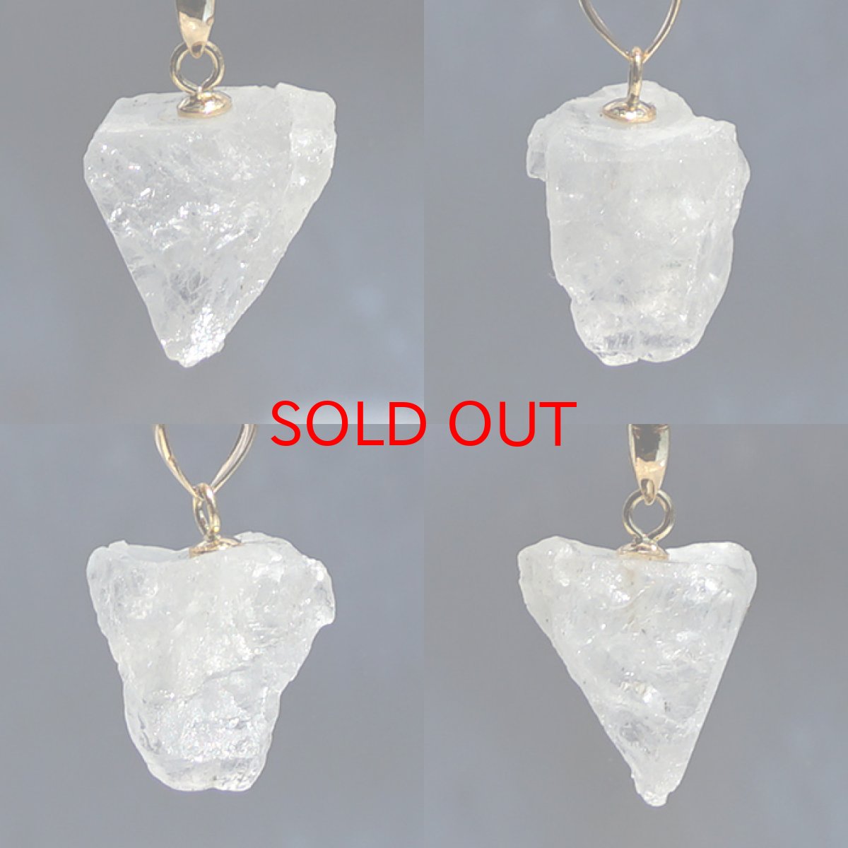 画像2: フェナカイト 4.2ct ペンダントトップ ロシア産 K18 ラフ 原石 【 一点もの 】 Phenakite 日本製 希少石 パワーストーン (2)