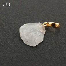 画像3: フェナカイト 2.3ct ペンダントトップ ロシア産 K18 ラフ 原石 【 一点もの 】 Phenakite 日本製 希少石 パワーストーン (3)