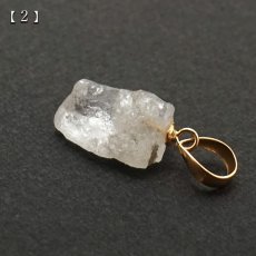 画像5: フェナカイト 2.3ct ペンダントトップ ロシア産 K18 ラフ 原石 【 一点もの 】 Phenakite 日本製 希少石 パワーストーン (5)