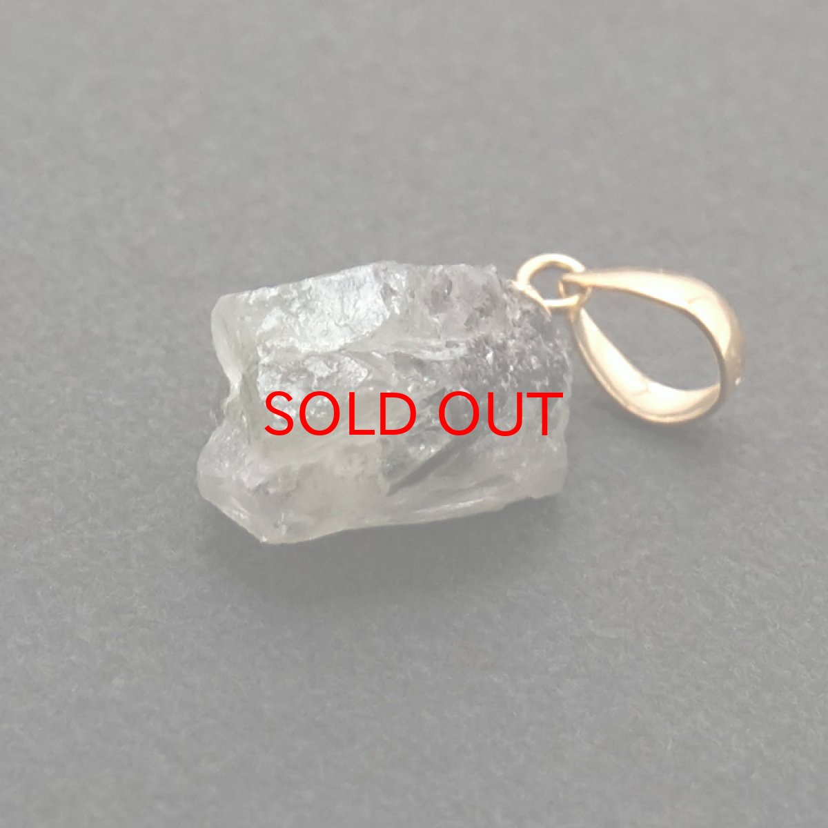 画像3: フェナカイト 4.4ct ペンダントトップ ロシア産 K18 ラフ 原石 【 一点もの 】 Phenakite 日本製 希少石 パワーストーン (3)