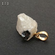 画像5: フェナカイト 3.9ct ペンダントトップ ロシア産 K18 ラフ 原石 【 一点もの 】 Phenakite 日本製 希少石 パワーストーン (5)