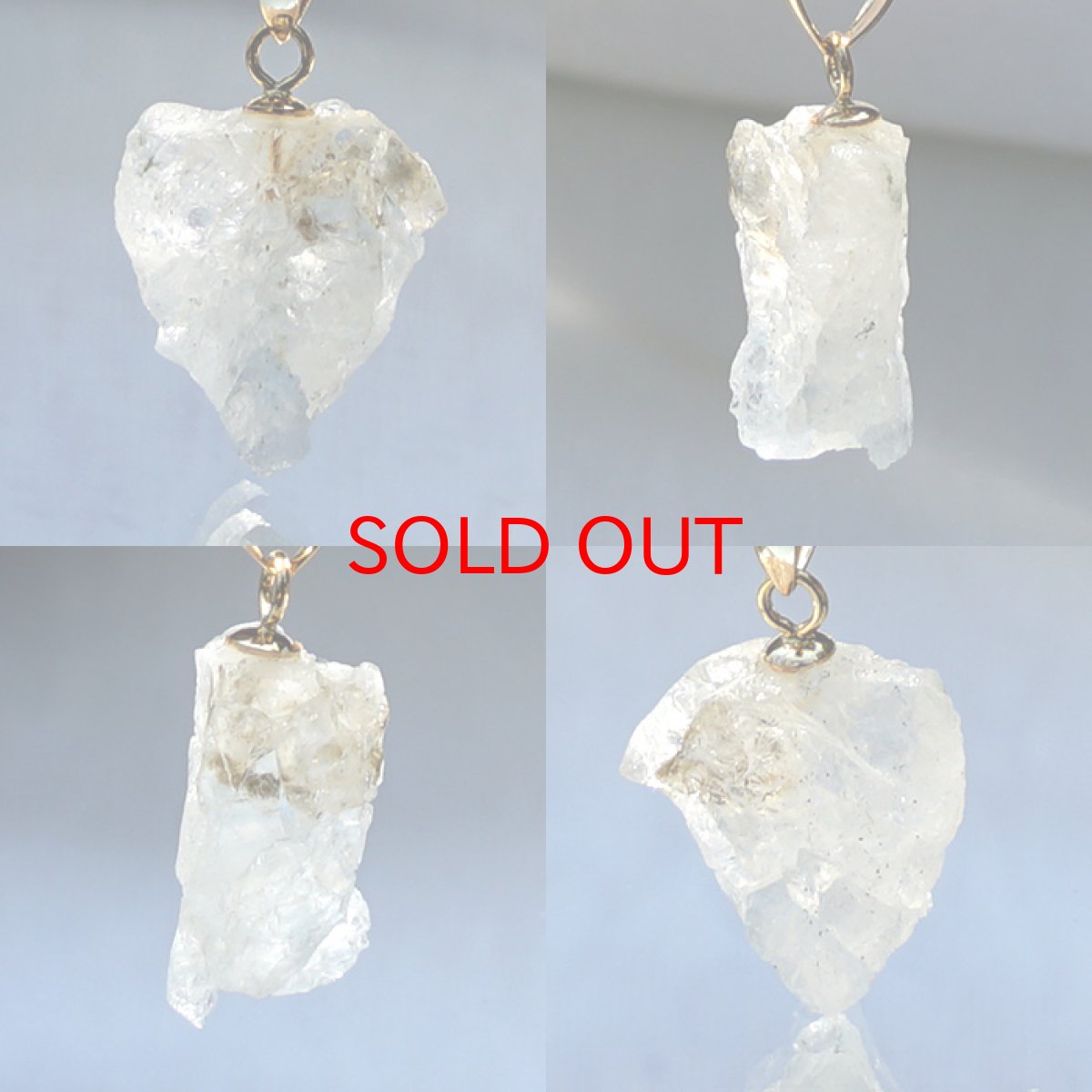 画像2: フェナカイト 3.2ct ペンダントトップ ロシア産 K18 ラフ 原石 【 一点もの 】 Phenakite 日本製 希少石 パワーストーン (2)