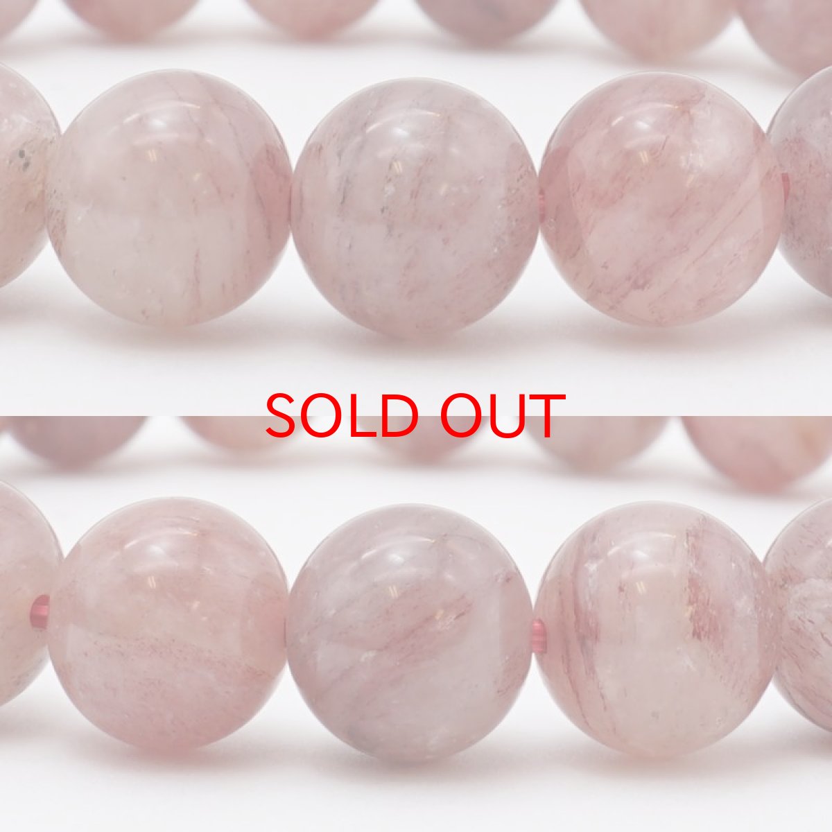 画像2: アークナイト 特SSランク 10mm 透明赤 ブレスレット 徳島県産 日本銘石 パワーストーン 天然石 カラーストーン (2)