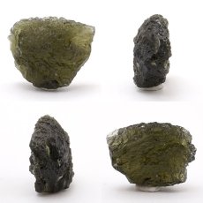 画像2: モルダバイト 原石 6.93g チェコ産 【一点物】 moldavite 高品質 レア 天然ガラス モルダヴ石 パワーストーン カラーストーン (2)