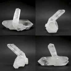 画像2: ゼッカデソーザ水晶 原石 クラスター ブラジル・ゼッカデソーザ産 【一点物】 Zecadesouza Quartz 稀少石 浄化 天然石 パワーストーン カラーストーン (2)