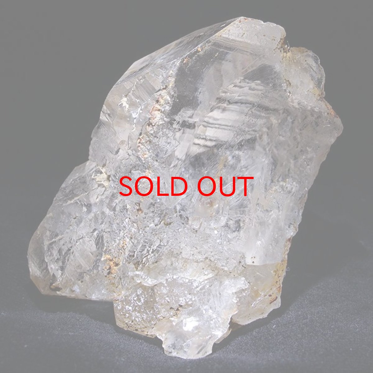 画像6: メルマウンテンクリスタル原石 約78g インド リシケシ（シャークスフィン）産 台付き (6)