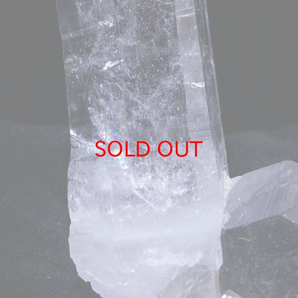 画像4: メルマウンテンクリスタル原石 約69g インド リシケシ（シャークスフィン）産 台付き (4)