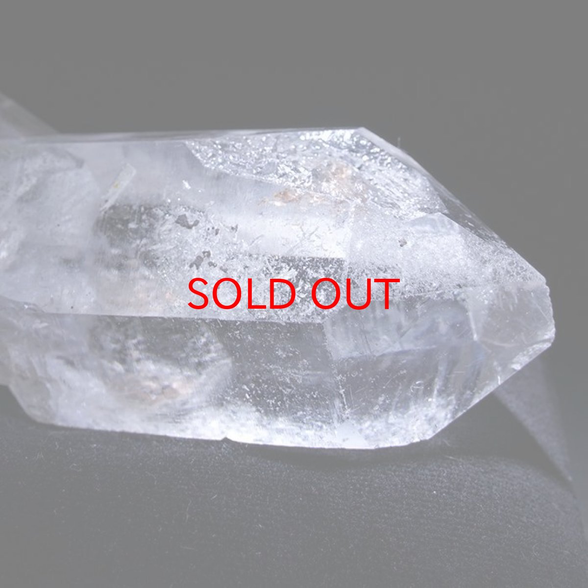 画像6: メルマウンテンクリスタル原石 約115g インド リシケシ(シャークスフィン)産 台付き (6)