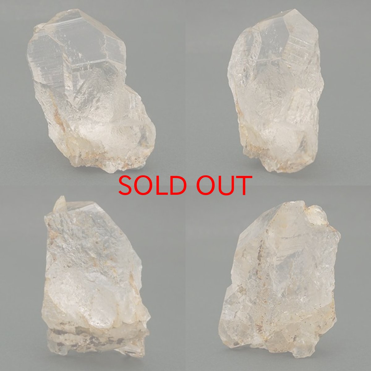 画像2: メルマウンテンクリスタル原石 約78g インド リシケシ（シャークスフィン）産 台付き (2)