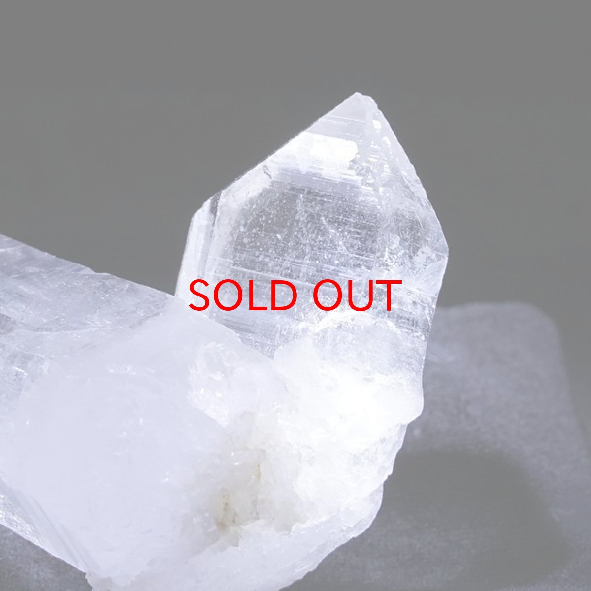 画像5: メルマウンテンクリスタル原石 約69g インド リシケシ（シャークスフィン）産 台付き (5)