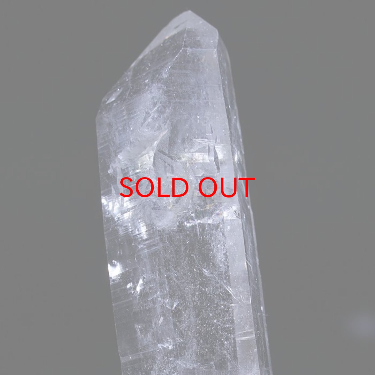 画像6: メルマウンテンクリスタル原石 約69g インド リシケシ（シャークスフィン）産 台付き (6)