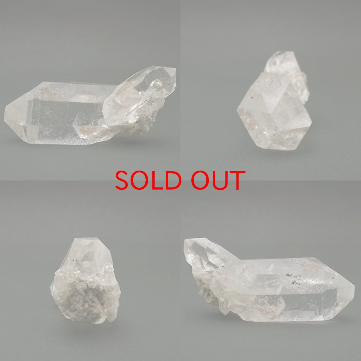 画像2: メルマウンテンクリスタル原石 約115g インド リシケシ(シャークスフィン)産 台付き (2)