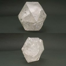 画像4: 【石の日SALE 14%OFF】 メルマウンテンクリスタル原石 約548g インド リシケシ（シャークスフィン）産 台付き (4)