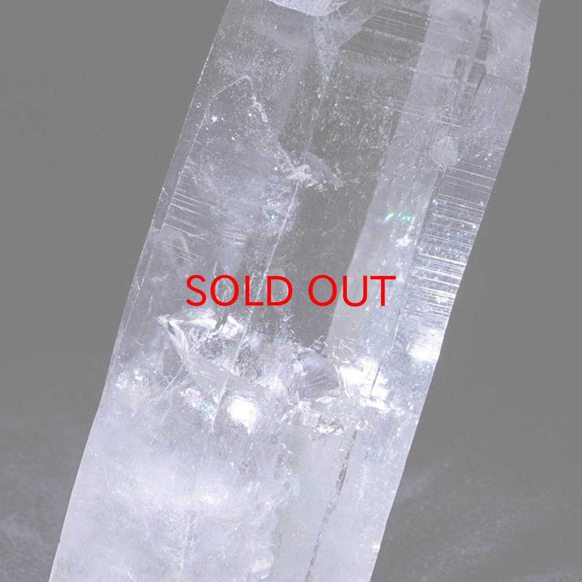 画像4: メルマウンテンクリスタル原石 約77g インド リシケシ（シャークスフィン）産 台付き (4)