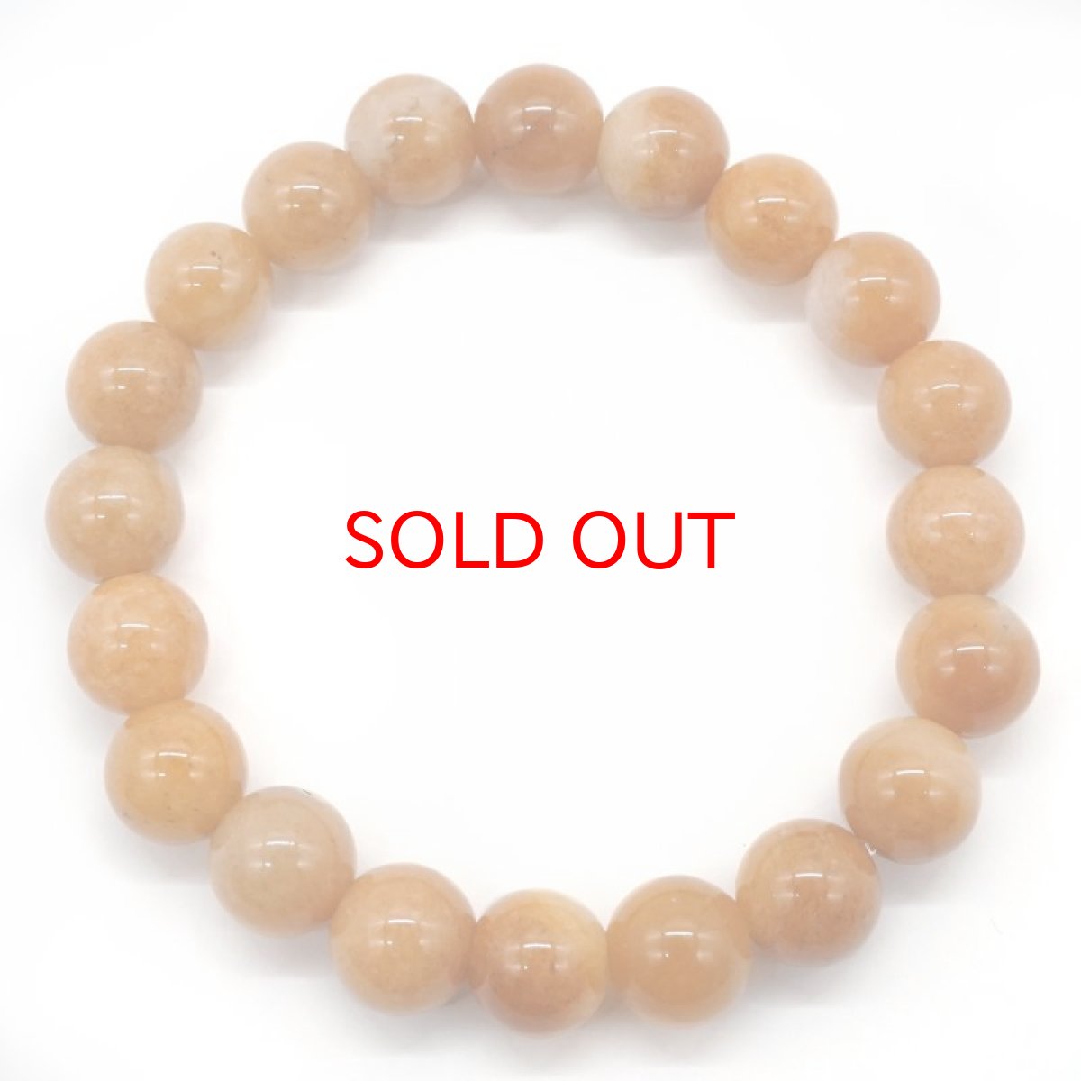 画像4: ミャンマー翡翠 ブレスレット 10mm キャメル ミャンマー産 【一点物】ひすい 天然石 パワーストーン カラーストーン (4)