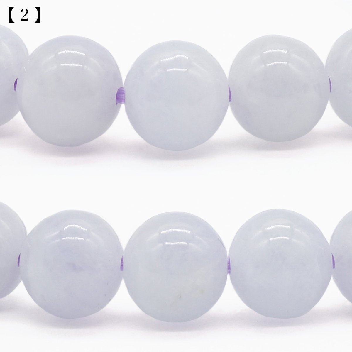 画像6: ミャンマー翡翠 ブレスレット 8mm ラベンダー ミャンマー産 【一点物】ひすい 天然石 パワーストーン カラーストーン (6)