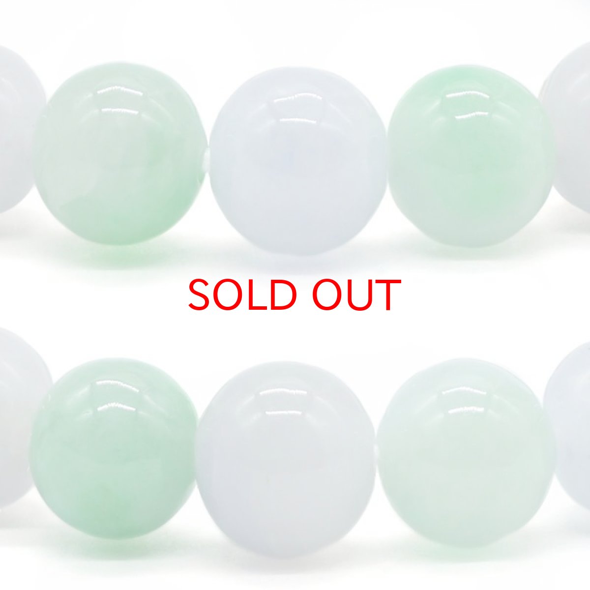 画像2: 【SALE 14%OFF】 ミャンマー翡翠 ブレスレット 8mm ラベンダーミックス ミャンマー産 【一点物】ひすい 天然石 パワーストーン カラーストーン (2)