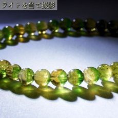 画像4: バイカラートルマリン ブレスレット 5mm ブラジル産 【 一点物 】 Bicolor Tourmaline トルマリン 10月誕生石 電気石 グリーン イエロー 天然石 パワーストーン カラーストーン (4)