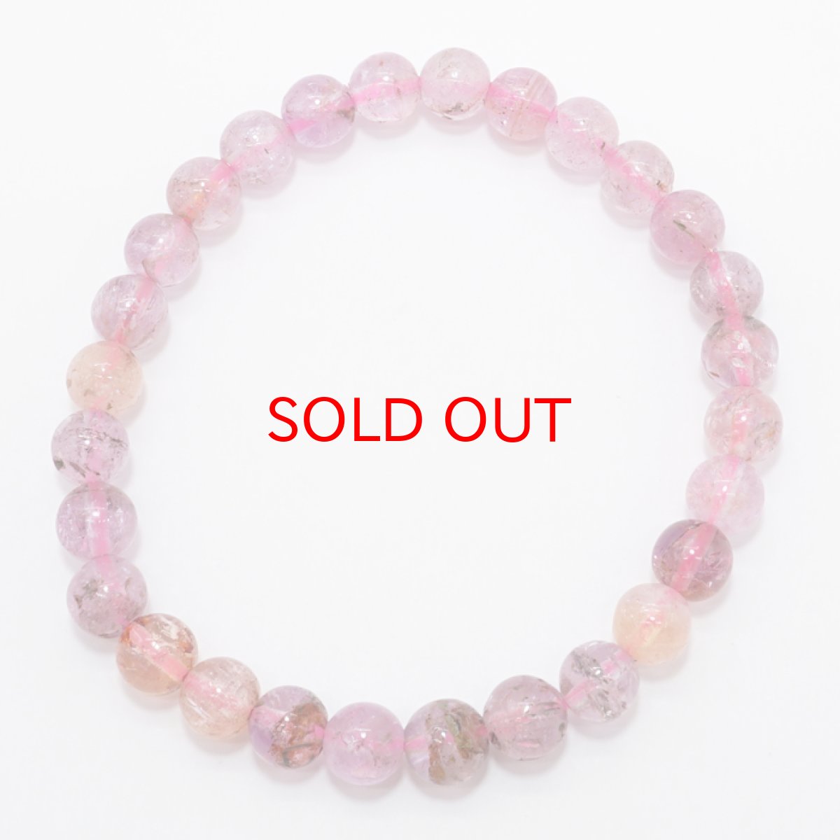 画像3: ピンクインペリアルトパーズ ブレスレット 7.5mm ブラジル産 【 一点物 】 Imperial topaz トパーズ 11月誕生石 恋愛 ピンク 天然石 パワーストーン カラーストーン (3)