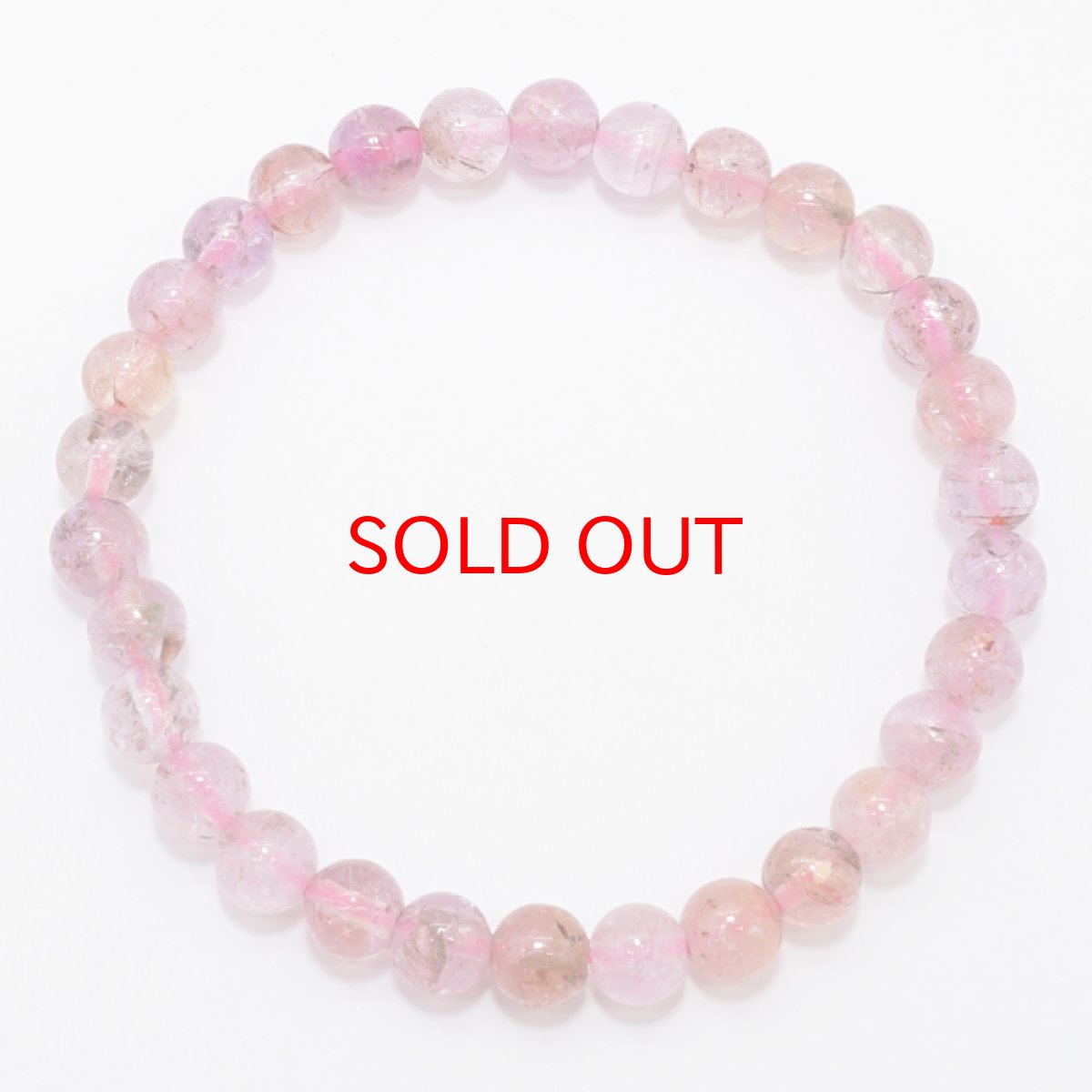 画像3: ピンクインペリアルトパーズ ブレスレット 7mm ブラジル産 【 一点物 】 Imperial topaz トパーズ 11月誕生石 恋愛 ピンク 天然石 パワーストーン カラーストーン (3)