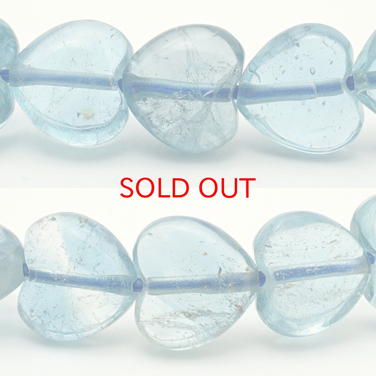 画像2: 【20%OFFセール】 ブルートパーズ  ブレスレット 10mm ブラジル産 【 一点物 】 Blue topaz 天然石 パワーストーン カラーストーン (2)