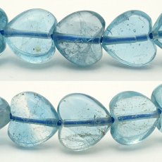 画像2: ブルートパーズ  ブレスレット 10mm ブラジル産 【 一点物 】 Blue topaz 天然石 パワーストーン カラーストーン (2)