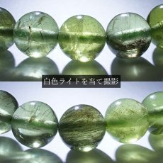 画像3: ルドウィジャイトインペリドット 8.5mm パキスタン産 【 一点物 】 Peridot 天然石 パワーストーン カラーストーン (3)