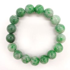 画像4: 【 一点物 】 翡翠 ブレスレット ダークグリーン 12mm ミャンマー産 Jade Jadeite ひすい 天然石 パワーストーン カラーストーン (4)