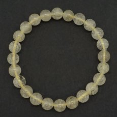 画像4: リビアングラス 約8mm Aランク ブレスレット リビア砂漠産 【 一点もの 】 インパクトガラス Libyan Glass 隕石 天然ガラス テクタイト 希少 レア 天然石 パワーストーン (4)