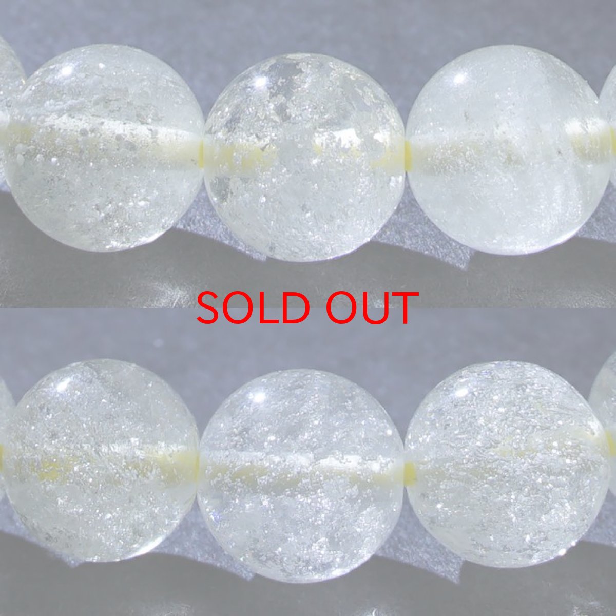 画像2: リビアングラス 約8mm Aランク ブレスレット リビア砂漠産 【 一点もの 】 インパクトガラス Libyan Glass 隕石 天然ガラス テクタイト 希少 レア 天然石 パワーストーン (2)