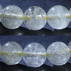 画像2: リビアングラス 約8mm Aランク ブレスレット リビア砂漠産 【 一点もの 】 インパクトガラス Libyan Glass 隕石 天然ガラス テクタイト 希少 レア 天然石 パワーストーン (2)