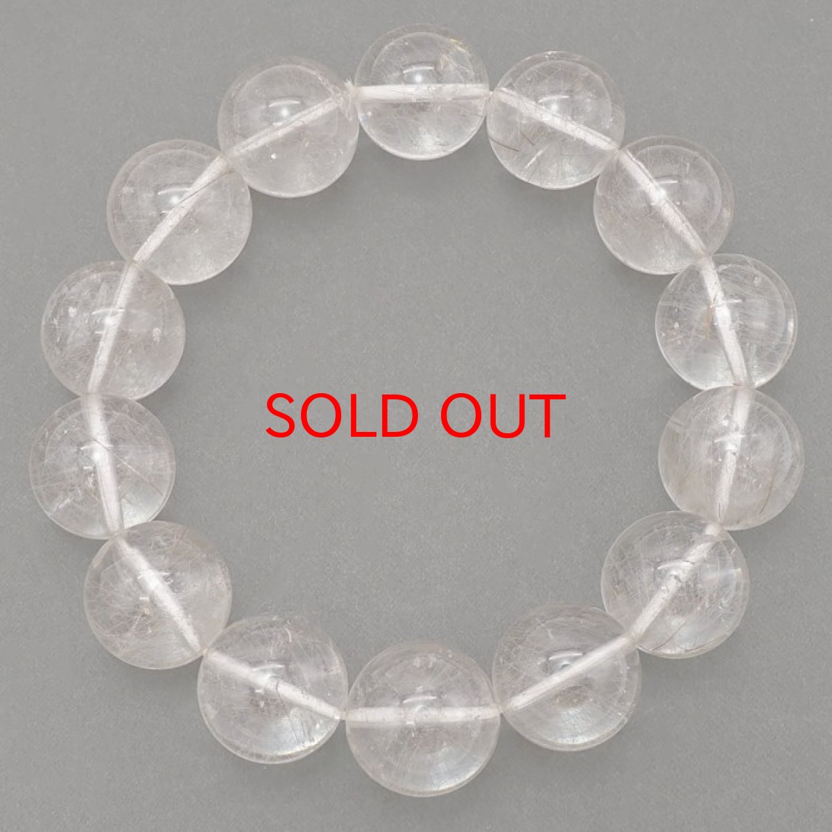 画像4: 山梨シルバールチルクォーツ 15mm ブレスレット 山梨県産 【 一点もの 】 Yamanashi Silver Rutile Quartz 日本銘石 パワーストーン 天然石 カラーストーン (4)