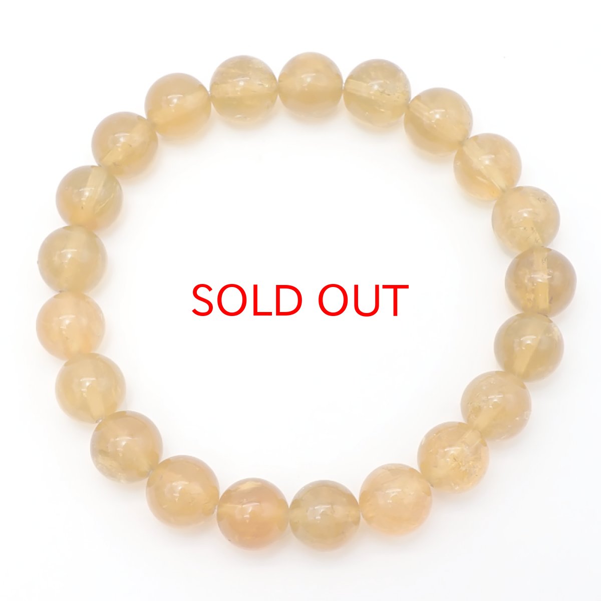 画像4: ゴールデンダンビュライト 約9mm ブレスレット ジンバブエ産 【 一点物 】 Golden Danburite イエローダンビュライト 天然石 パワーストーン カラーストーン (4)