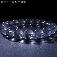 画像4: 群馬水晶 11mm ブレスレット 群馬県産 【 一点もの 】 Gunma Quartz 日本銘石 パワーストーン 天然石 カラーストーン (4)