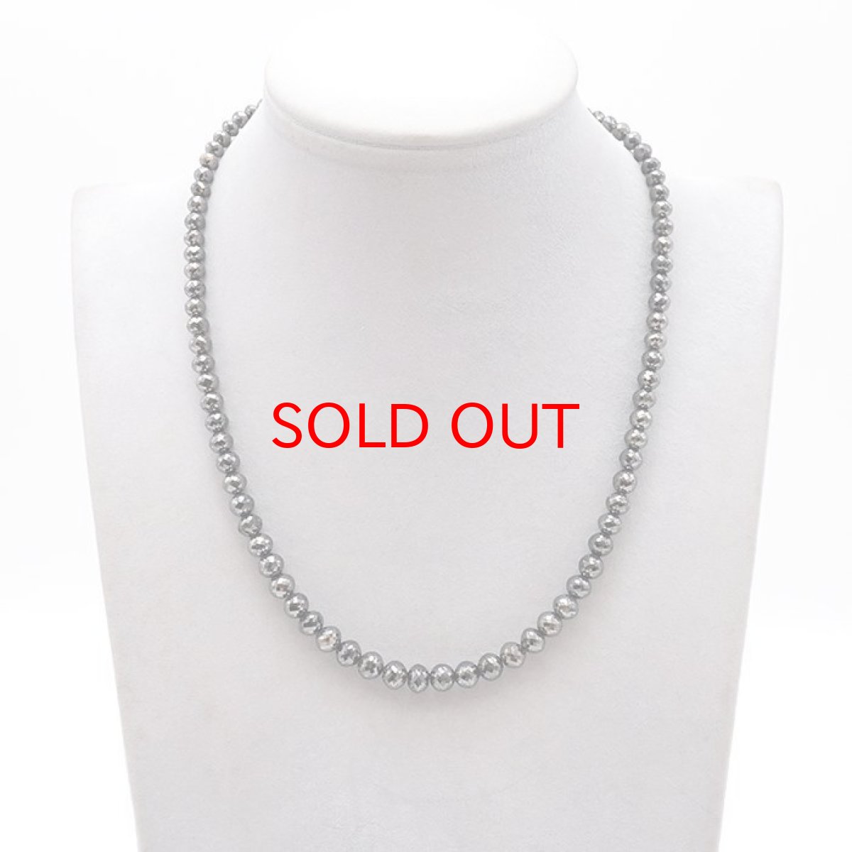 画像4: 【一点物】 ブラックダイヤモンドネックレス K18NC 101ct ミラーカット 黒金剛石 Black Diamond  黒色 アフリカ産 ネックレス necklace 天然石 パワーストーン 101カラット【送料無料】 (4)