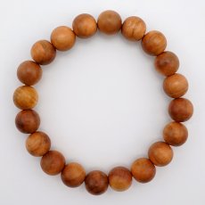 画像3: 【石の日SALE 14%OFF】 高野桜 ブレスレット 10mm 高野山桜 高野山 西行法師 厄除け 浄化 神秘性 お守り 祈り パワーズウッド (3)