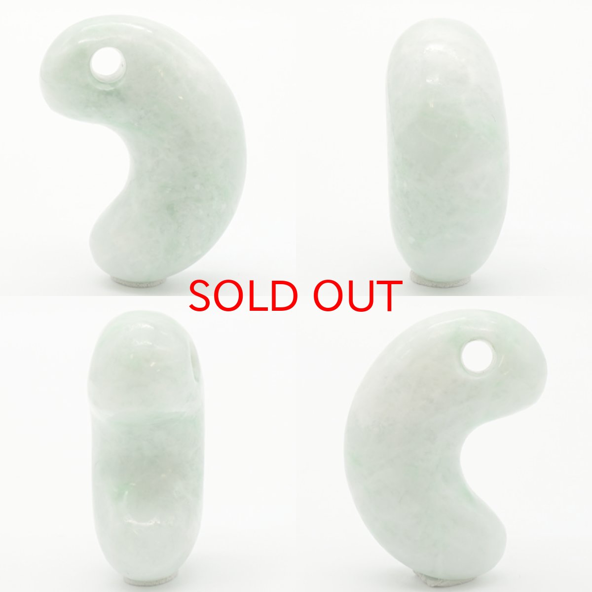 画像2: 【20%OFFセール】 糸魚川翡翠 約35mm 勾玉 新潟県産 【一点物】 日本銘石 希少 国石 5月誕生石 糸魚川ひすい 天然石 パワーストーン カラーストーン (2)