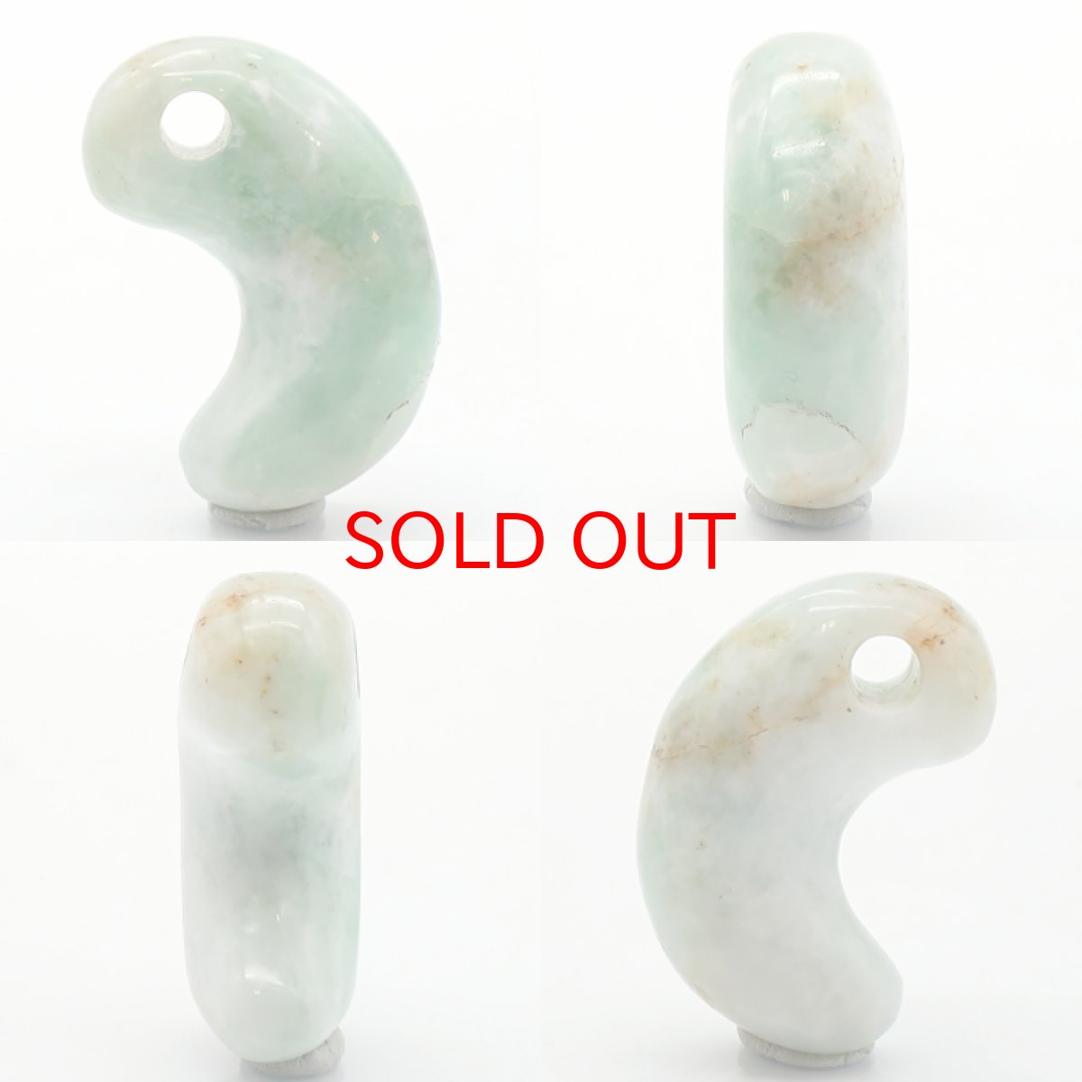 画像2: 糸魚川翡翠 約20mm 勾玉 新潟県産 【一点もの】 日本銘石 希少 国石 5月誕生石 糸魚川ひすい 天然石 パワーストーン カラーストーン (2)