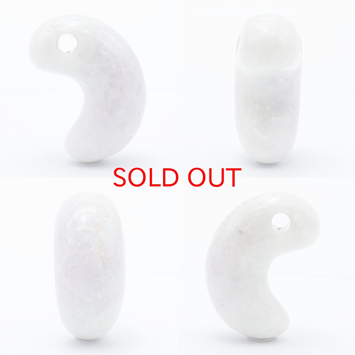 画像2: 糸魚川翡翠 ラベンダー 約30mm 勾玉 新潟県産 日本銘石 希少 国石 5月誕生石 糸魚川ひすい 天然石 パワーストーン カラーストーン (2)