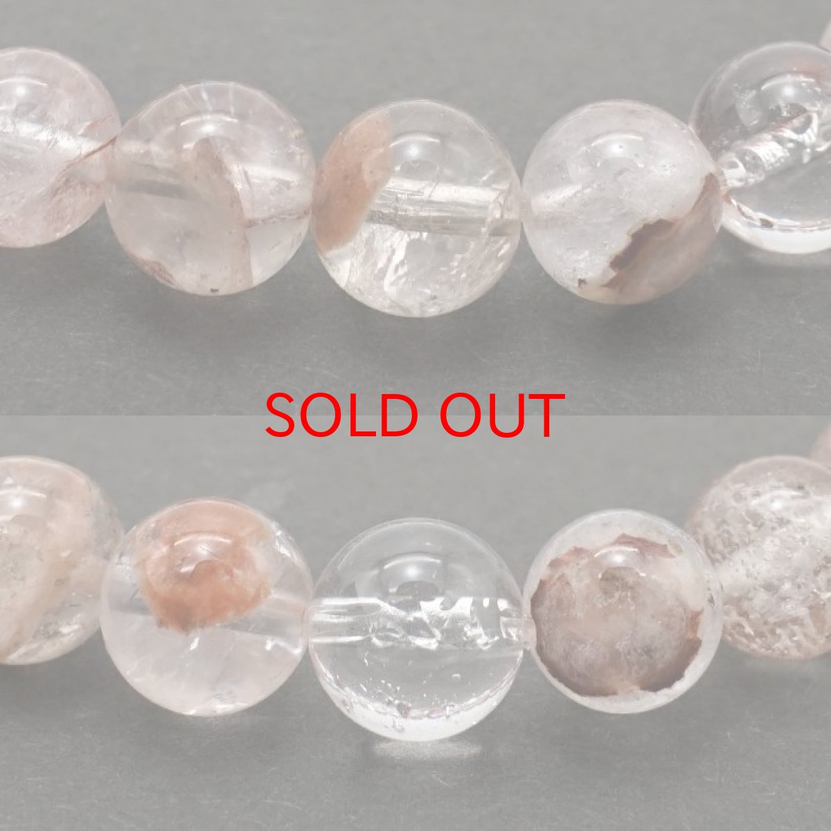 画像2: マニカラン水晶 AAAランク 薄ピンク 8mm ブレスレット ヒマラヤ産 天然石 カラーストーン (2)