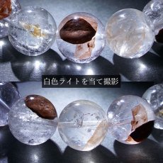 画像4: マニカラン水晶 AAAランク 薄ピンク 14mm ブレスレット ヒマラヤ産 天然石 カラーストーン (4)