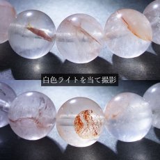 画像4: マニカラン水晶 AAAランク 薄ピンク 12mm ブレスレット ヒマラヤ産 天然石 カラーストーン (4)